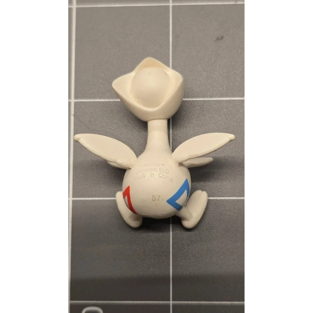 Pokemon Togetic Jazwares Battle Figure 2 Inch White Red Blue Mini Toy S7